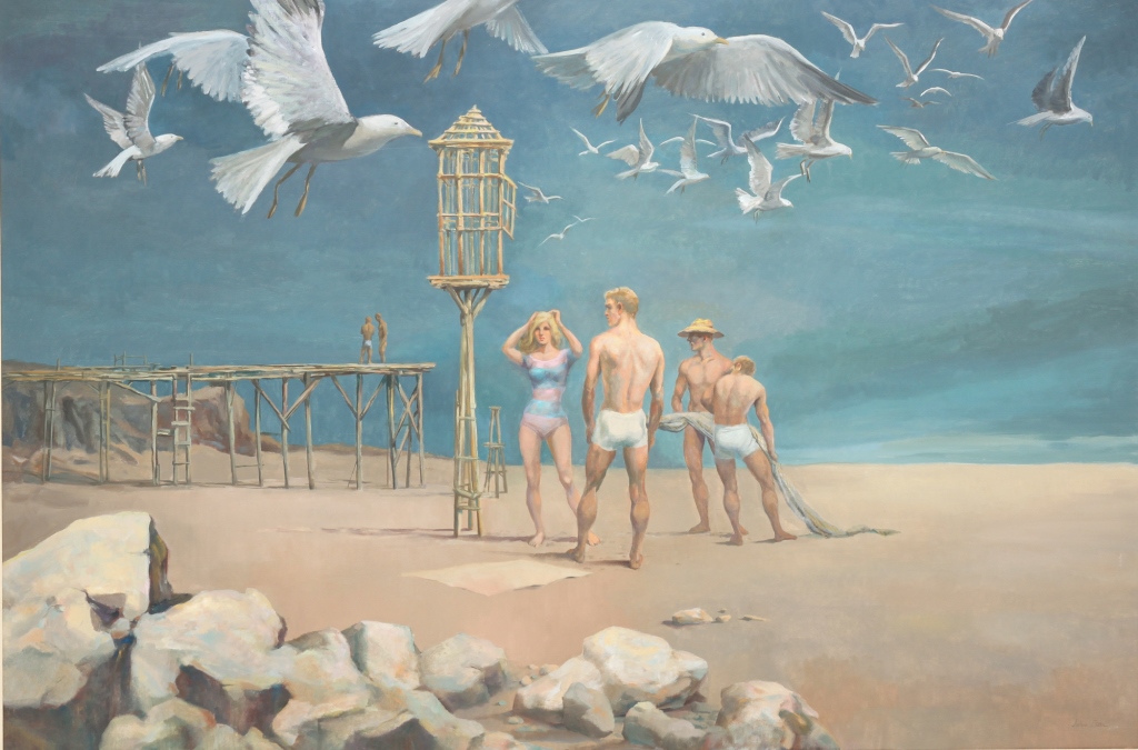 BEACH SCENE BY JOHN BROCK LEAR