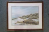 BEACHSCAPE WATERCOLOR BY GRACE