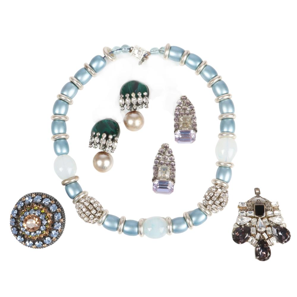 BEAD AND CRYSTAL 5PC COSTUME GROUP: