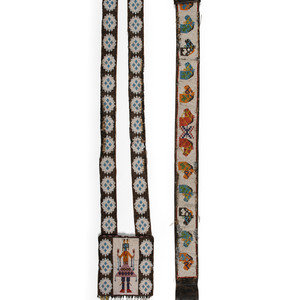Beaded Bag and Belt first half 20th