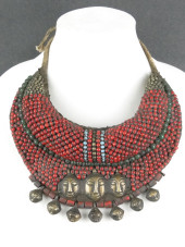 BEADED CHOKER FROM TIBET<br>cr