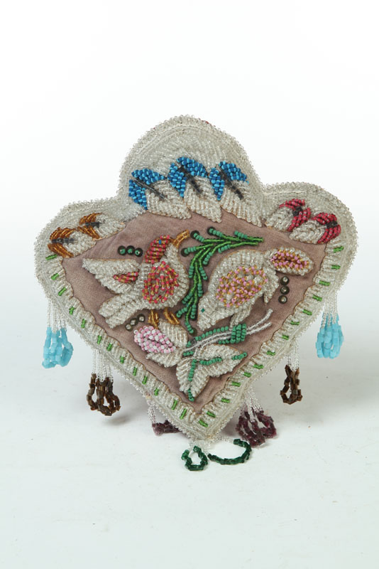 BEADED PINCUSHION.  Iroquois 