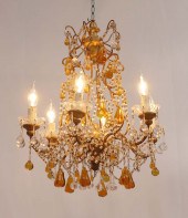 BEADED VENETIAN 6-LIGHT CHANDE