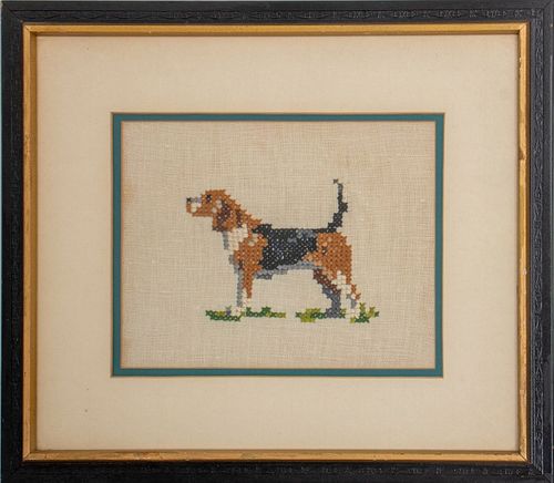 BEAGLE DOG CROSS STITCH ON