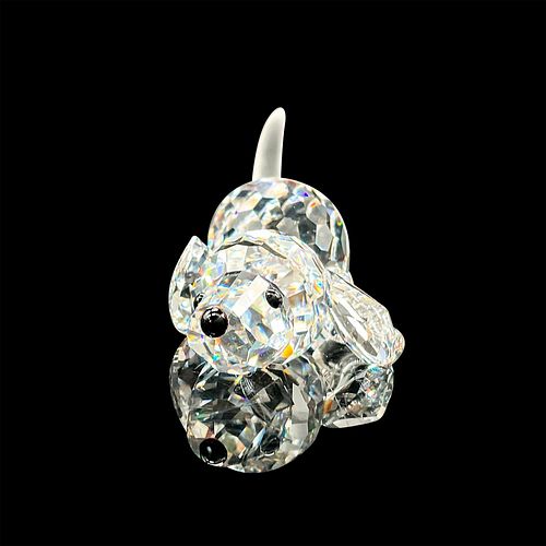 BEAGLE PLAYING - SWAROVSKI SILVER