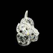 BEAGLE PLAYING - SWAROVSKI SIL