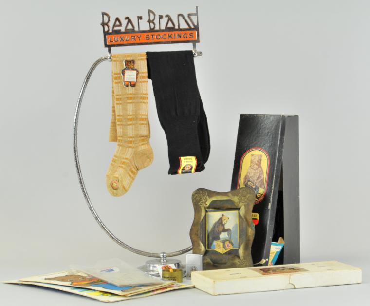 BEAR BRAND DISPLAY RACK HOSIERY &