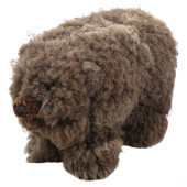 BEAR CUB BROWN SOFT FUR FOOT S