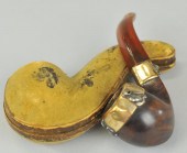 BEAR THEME PIPE Wood pipe has