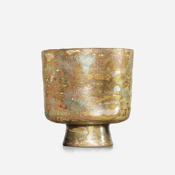 Beatrice Wood. coupe. luster glazed