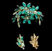 Beau Jewels Earring and Brooch