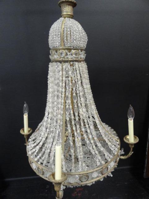 Beautiful Antique Bronze and Beaded