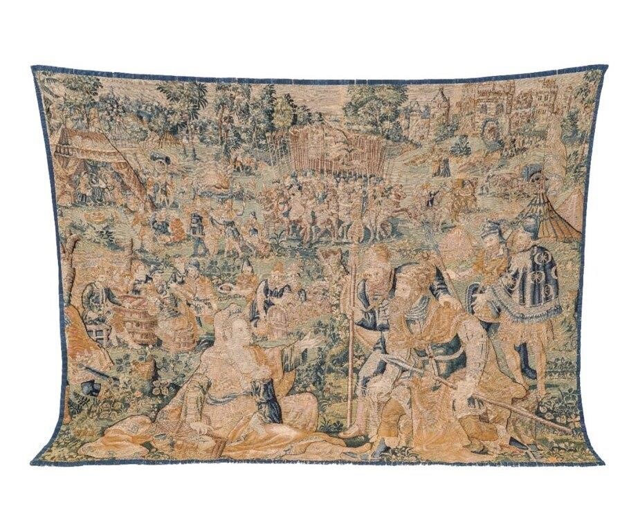 Beautiful antique Flemish tapestry,