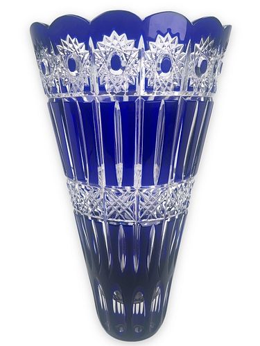 BEAUTIFUL COBALT BLUE CRYSTAL CUT