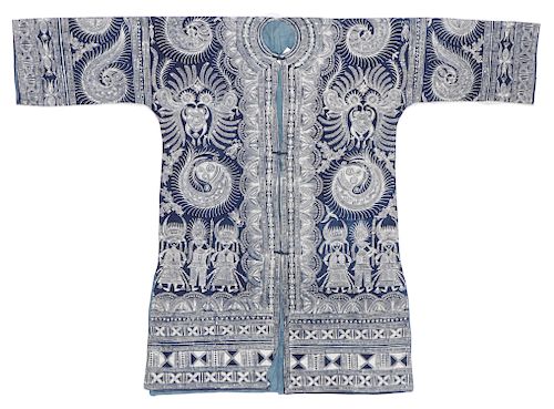 BEAUTIFUL OLD CHINESE BATIK JACKET,