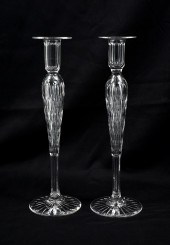 BEAUTIFUL PAIR OF CRYSTAL CAND