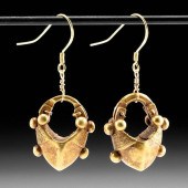 BEAUTIFUL PAIR OF PARTHIAN GOL