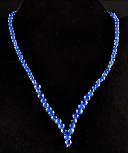 BEAUTIFUL ROMAN GLASS BEAD NECKLACE