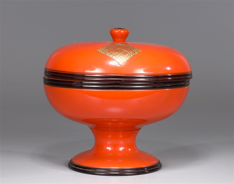 Beautifully unique covered vessel