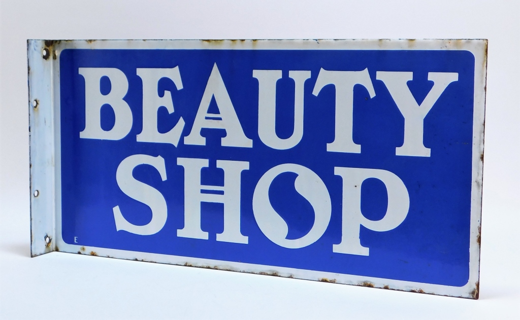 BEAUTY SHOP DOUBLE SIDED