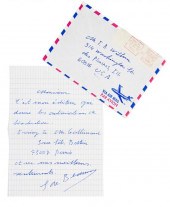 BEAUVOIR SIMONE DE Autographed