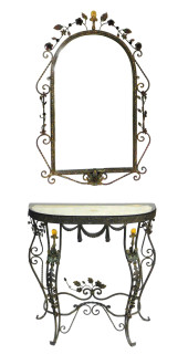 BEAUX-ARTS STYLE CAST IRON DEM