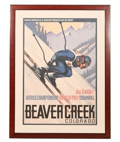 BEAVER CREEK VINTAGE STYLE FRAMED