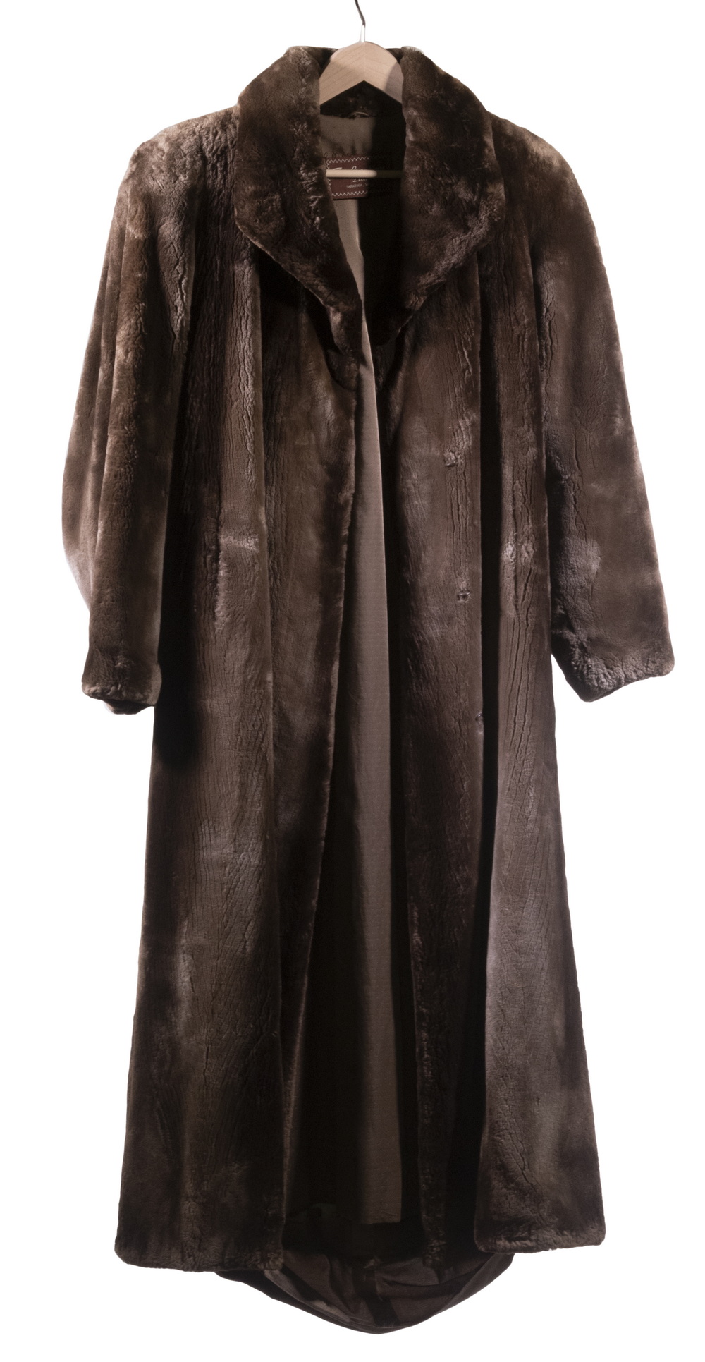 BEAVER FUR COAT, 1980'S Full