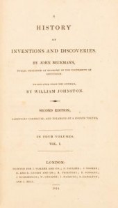 Beckmann, Johann. A History of