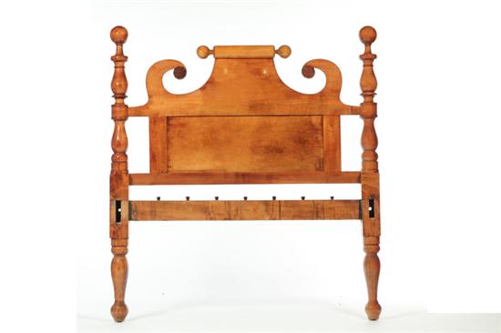 BED.  Ohio  1820-1850  curly maple.