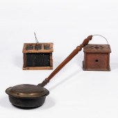 BED WARMER AND TWO CARRIAGE WA