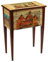 BEDSIDE TABLE VENEERED WITH EG