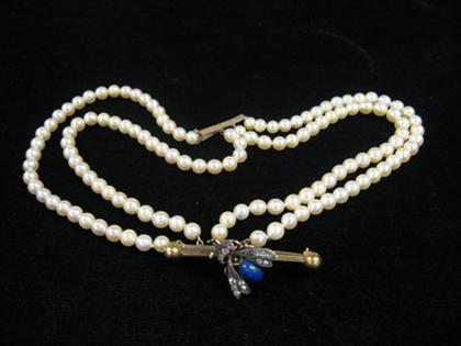 "Bee" pearl bracelet    Cultured