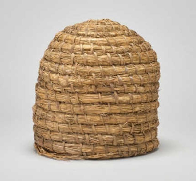 BEE SKEPA late 19th century woven