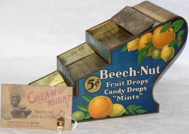 BEECH-NUT TIN LITHOGRAPH COUNTERTOP