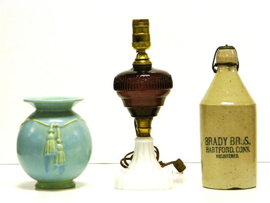 Beer bottle  vase  and lamp