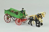 BEER WAGON Kenton cast iron op