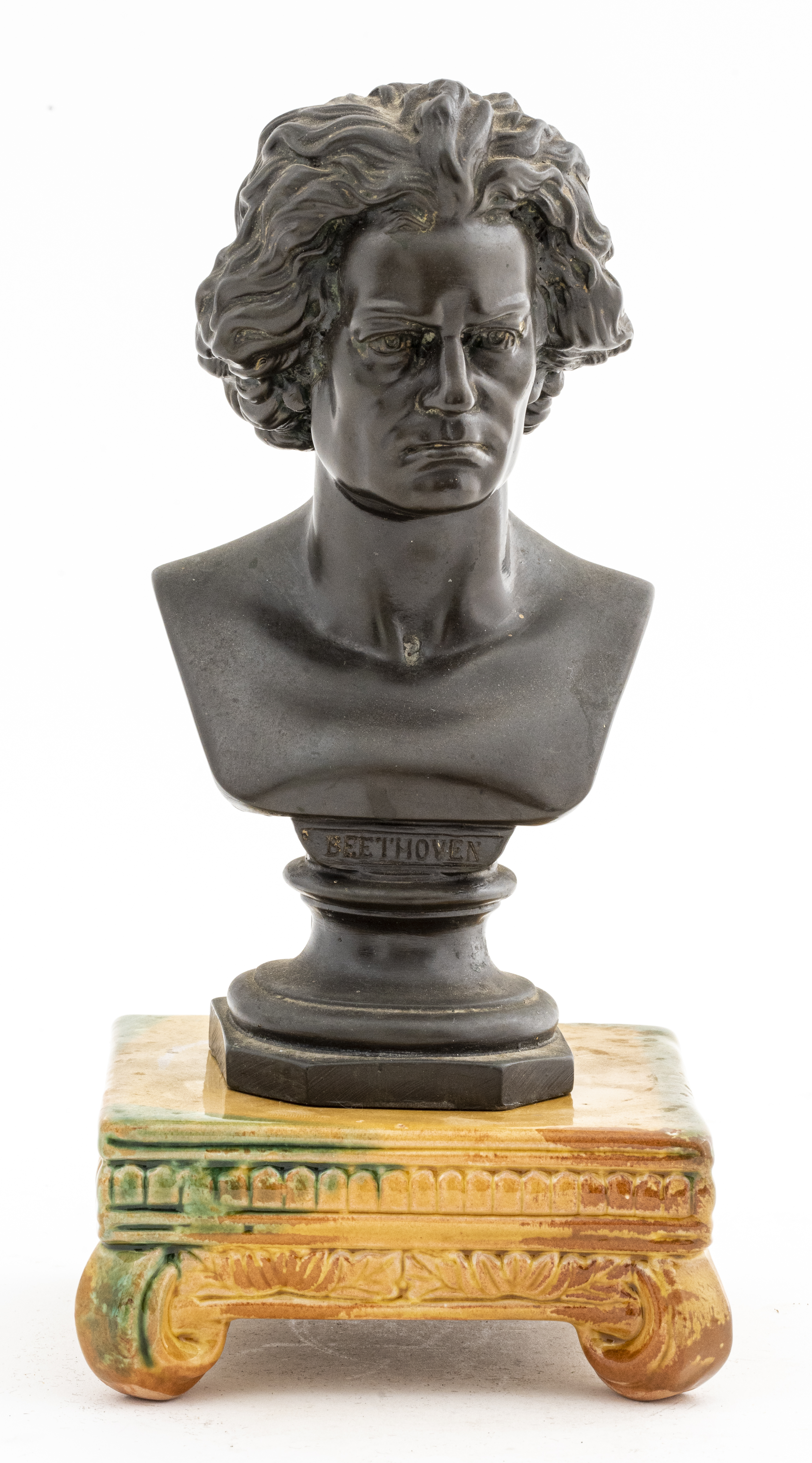 BEETHOVEN BUST ON CERAMIC