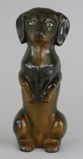 BEGGING DACHSHUND DOORSTOP ''D