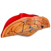 BEIGE CARAMEL HAND BLOWN MURAN