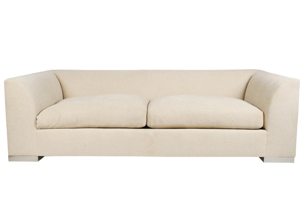 BEIGE UPHOLSTERED SOFABeige