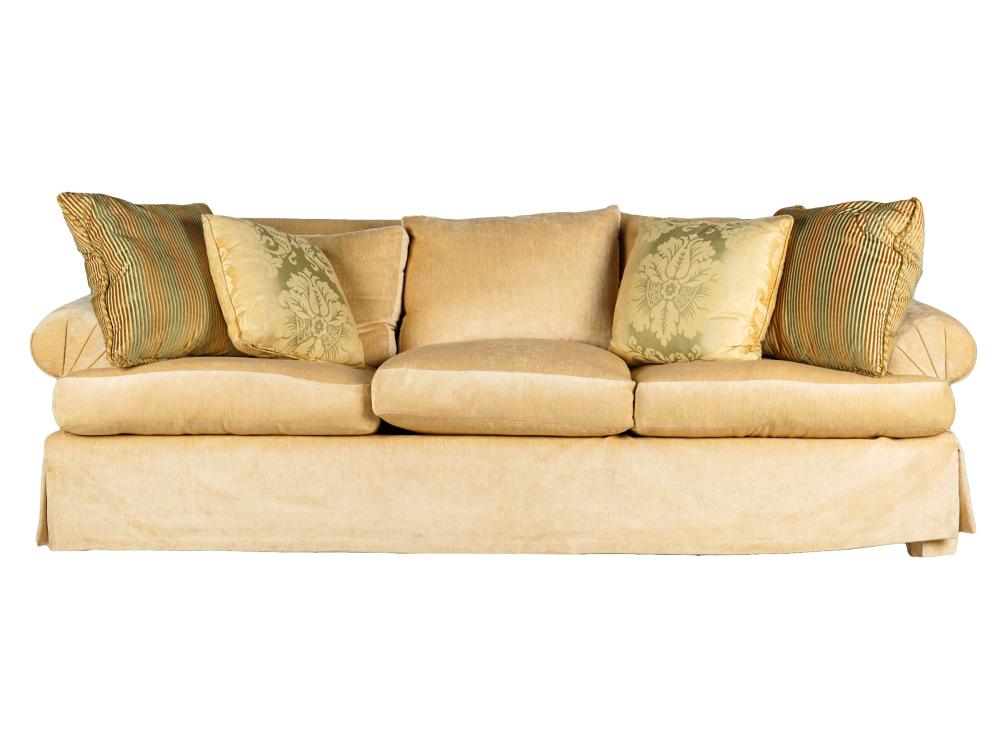 BEIGE UPHOLSTERED