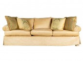 BEIGE UPHOLSTERED SOFAmanufact