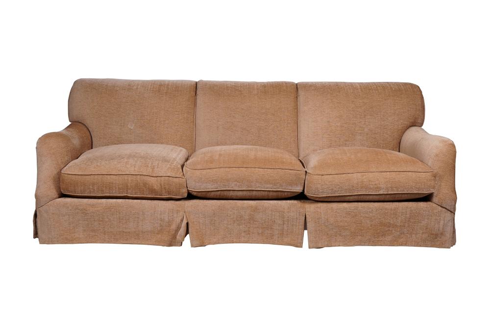 BEIGE UPHOLSTERED THREE-SEAT SOFA98