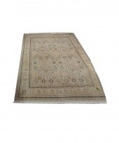 BEIGE WOOL CARPETmodern 16'2"