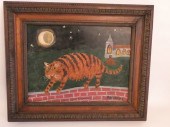 BEKWITH FOLK ART CAT PAINTING2