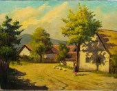 BELA BARSI OIL ON CANVAS VILLA