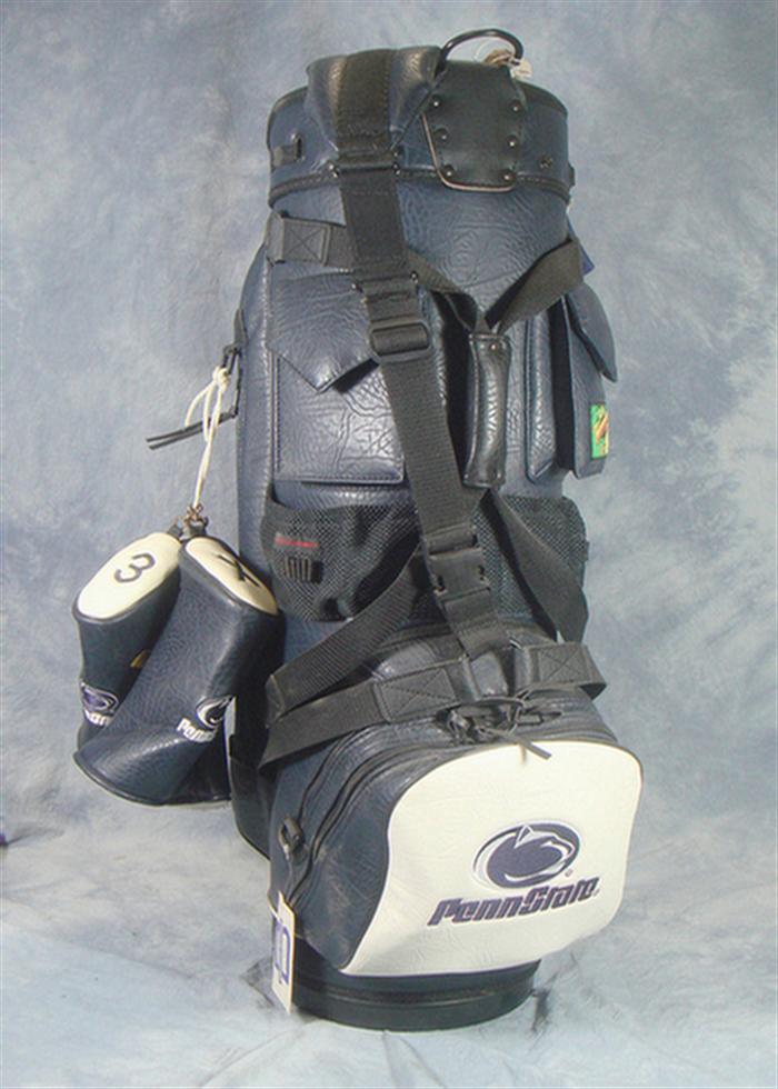 Belding Sports, navy blue leather