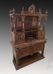 BELGIAN CARVED MARBLE TOP STEP