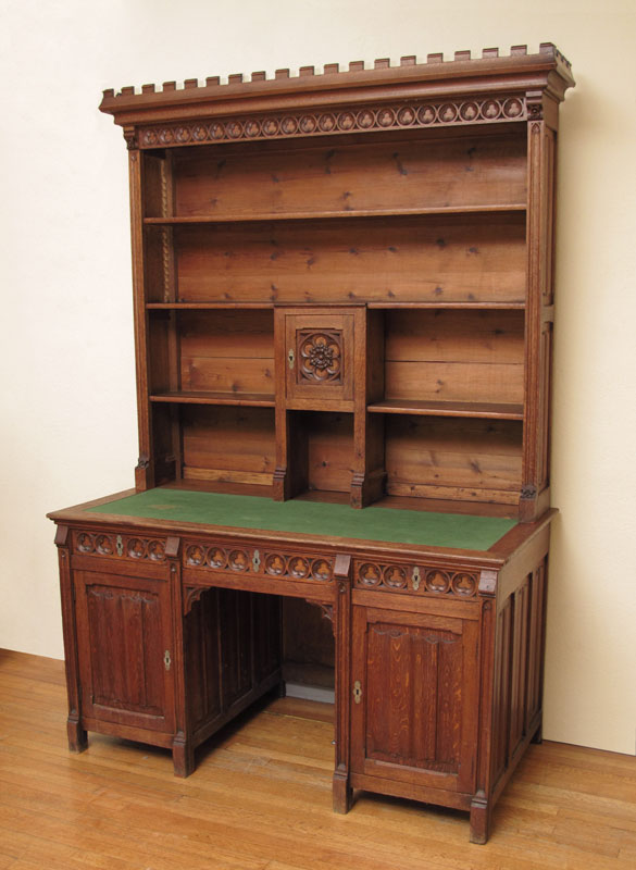 BELGIAN GOTHIC CARVED OAK
